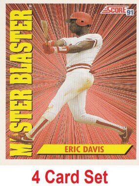 Eric Davis Baseball Card Collection